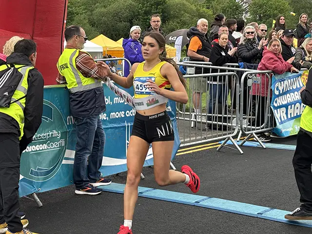 Lauren Kennard won the women's race for the first time