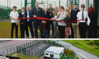 A new MUGA and pupil support centre have opened at Islwyn High School