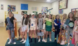 Libanus Primary School pupils held their own 'trashion show'