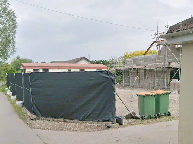 The proposed development site in Outfall Lane, St Brides Wentlooge, pictured in June 2025