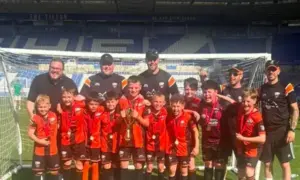 Aber Valley U10s were successful at St Andrew's