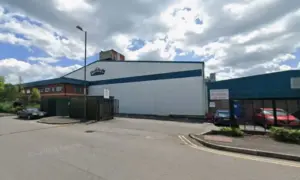 The Brace's factory on Pen y Fan Industrial Estate