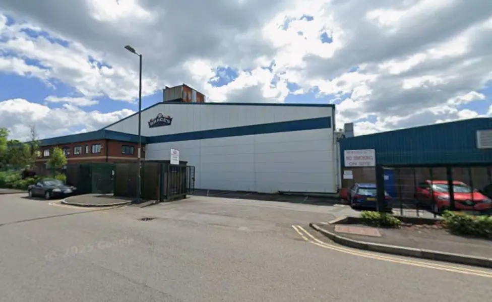 The Brace's factory on Pen y Fan Industrial Estate