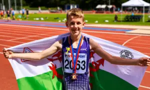 Jayden Jones earned two gold medals in Gothenburg