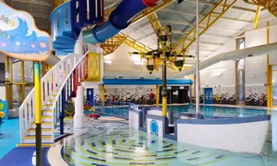 The swimming pool at Newbridge Leisure Centre