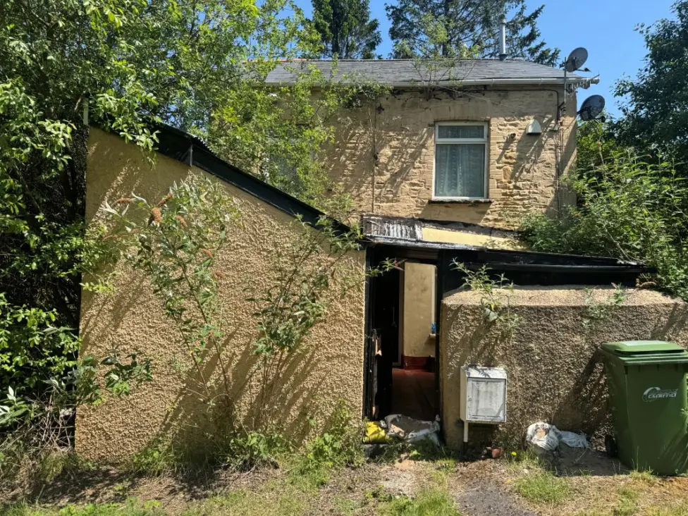 The home in Troedrhiwfuwch is up for auction