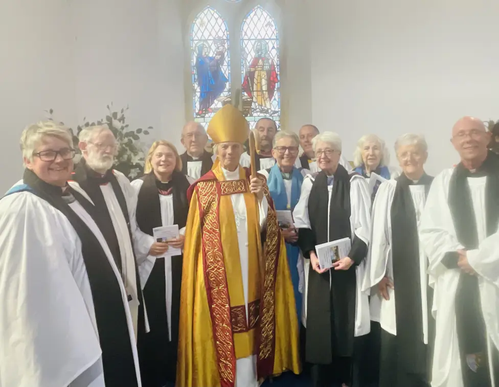 Cherry Van, the Archbishop of Wales, joined the church's 150th anniversary celebrations