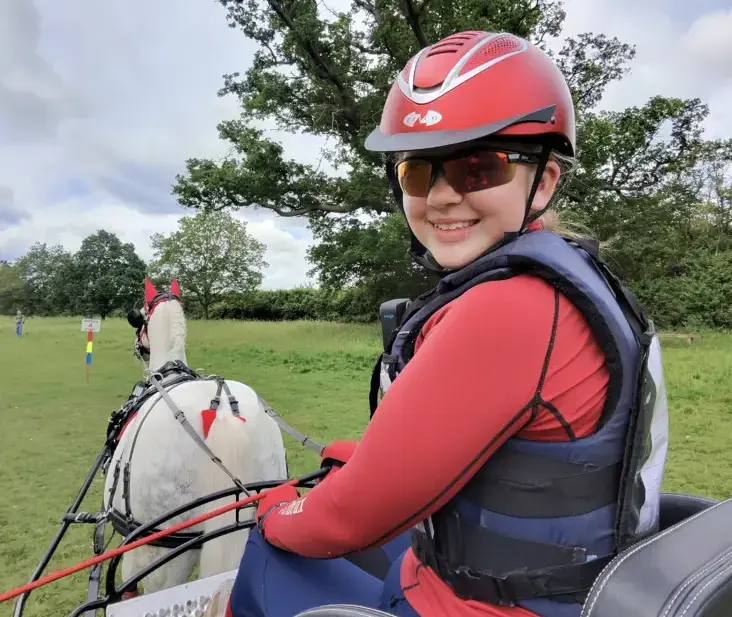 Lacey Llewellyn will be competing at the FEI Driving Youth Cup
