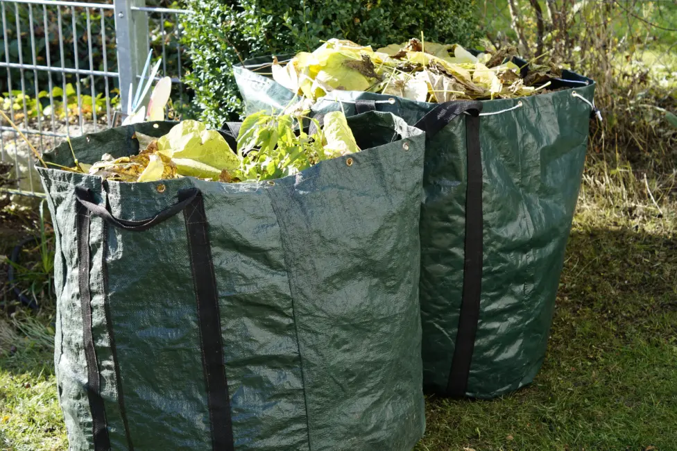 garden waste stock image