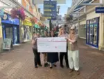 Staff at Castle Court Shopping Centre have raised £1,001