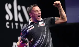 Gerwyn Price reached the final of the New Zealand Darts Masters