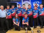 The Markham Darts Academy under-18 squad