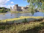 Caerphilly Castle moat