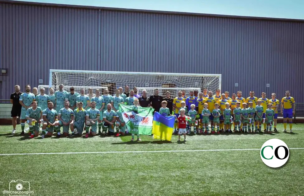 Caerphilly Athletic FC partners with Kyiv youth team to support children of war