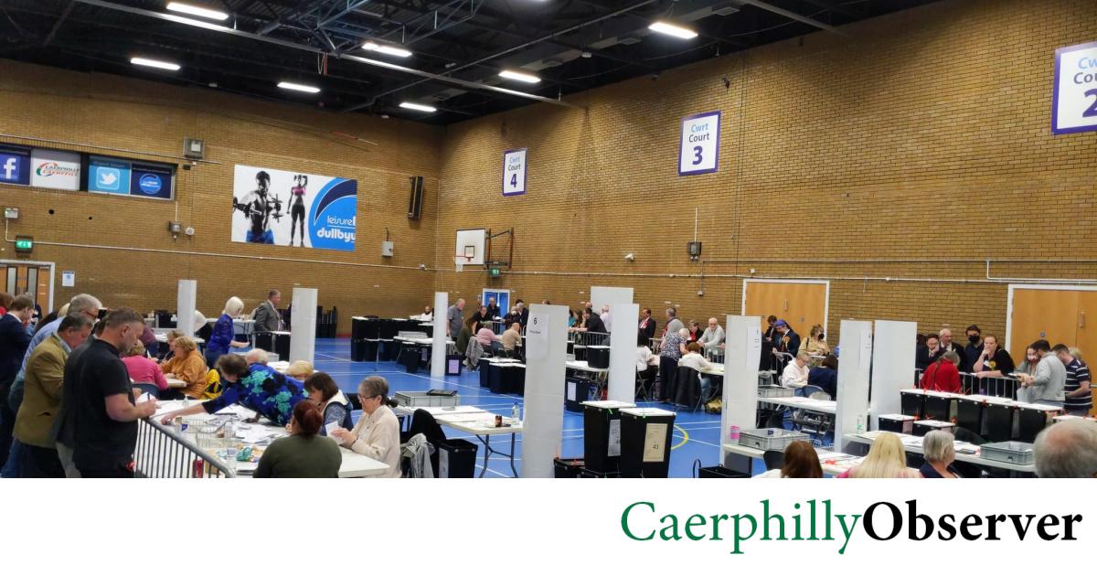 As it happened Caerphilly Council Election results 2022