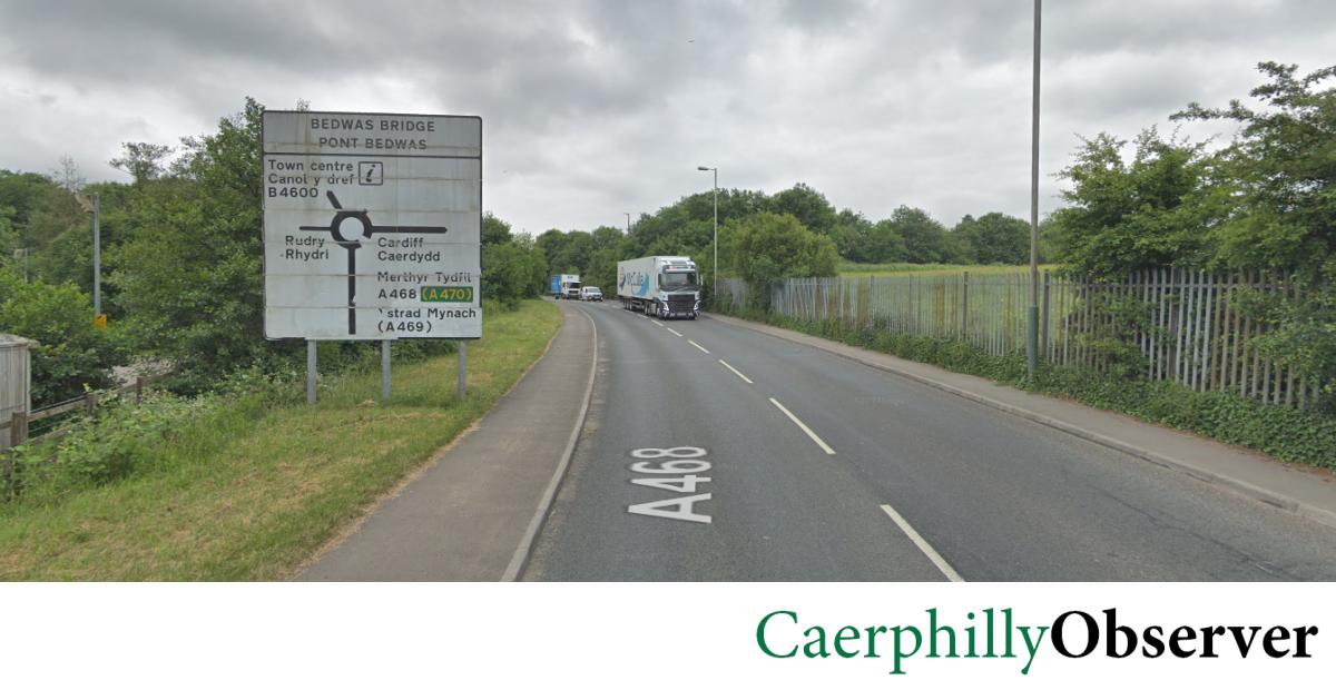 Bedwas Road reopened after smash