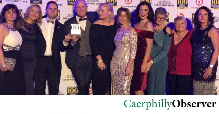 Ystrad Mynach training firm Educ8 named in top 100 employers by Sunday